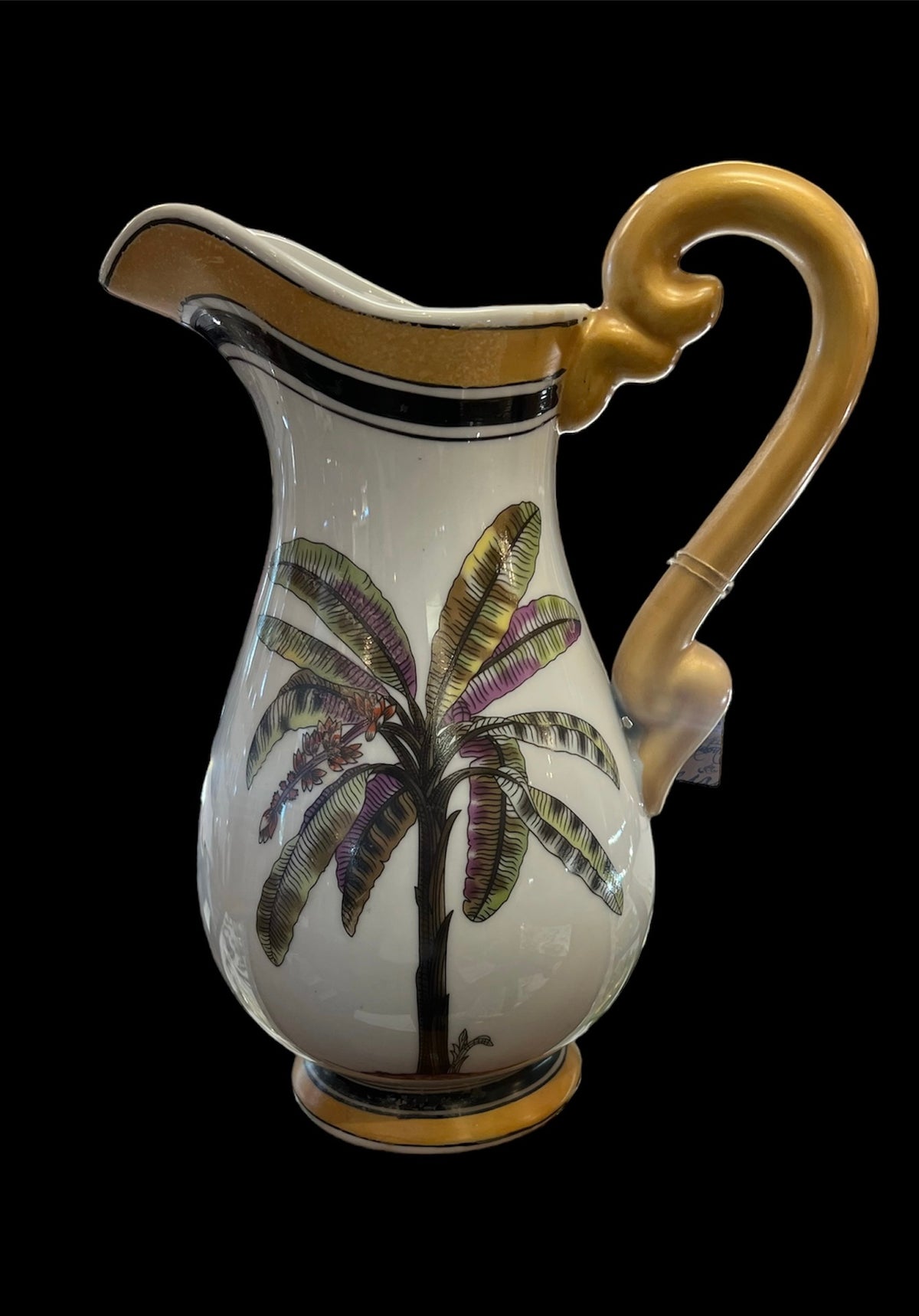Vintage Raymond Waites "Plantation Palm Tree " Pitcher