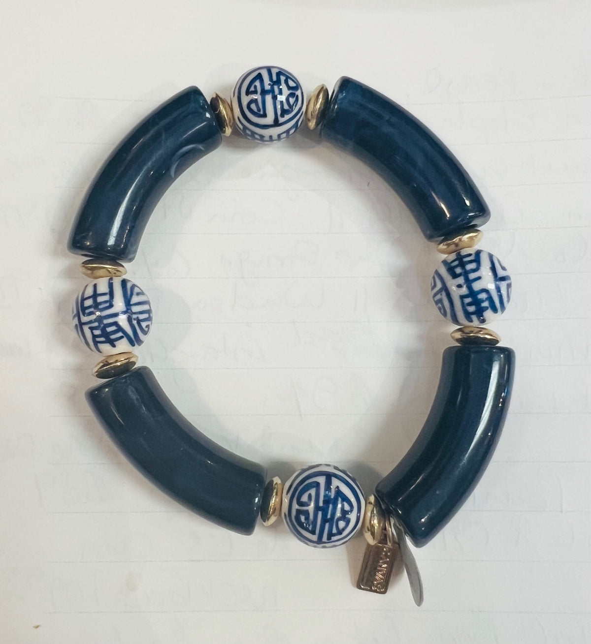 Canvas Lelani Resin Color Chinoiserie Bracelet