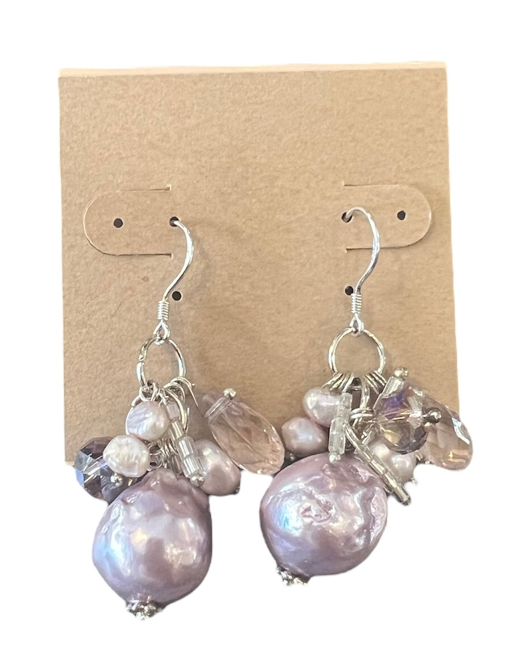 JPW Lavendar Pearl Earrings