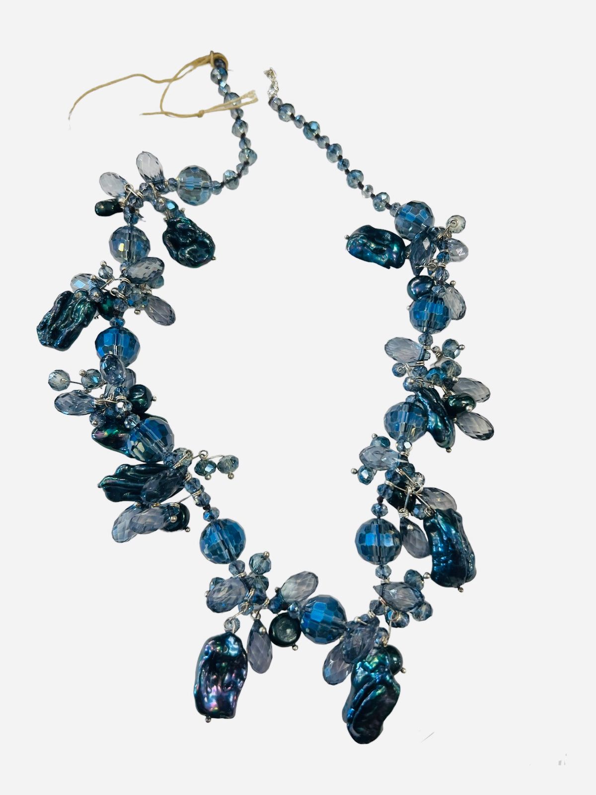 JPW Blue Freshwater Pearl Necklace