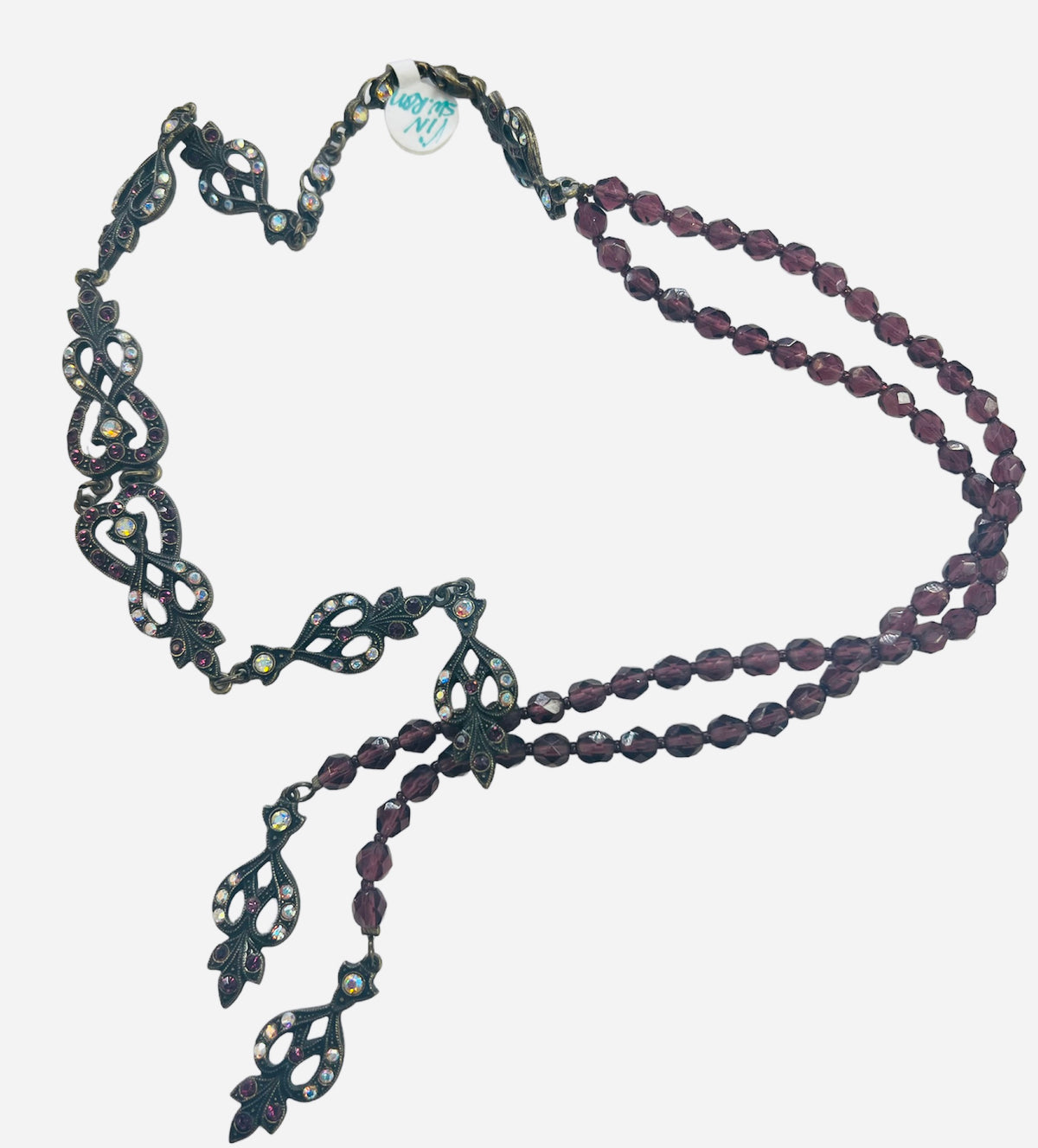 Vintage SW Beaded & Iron Necklace