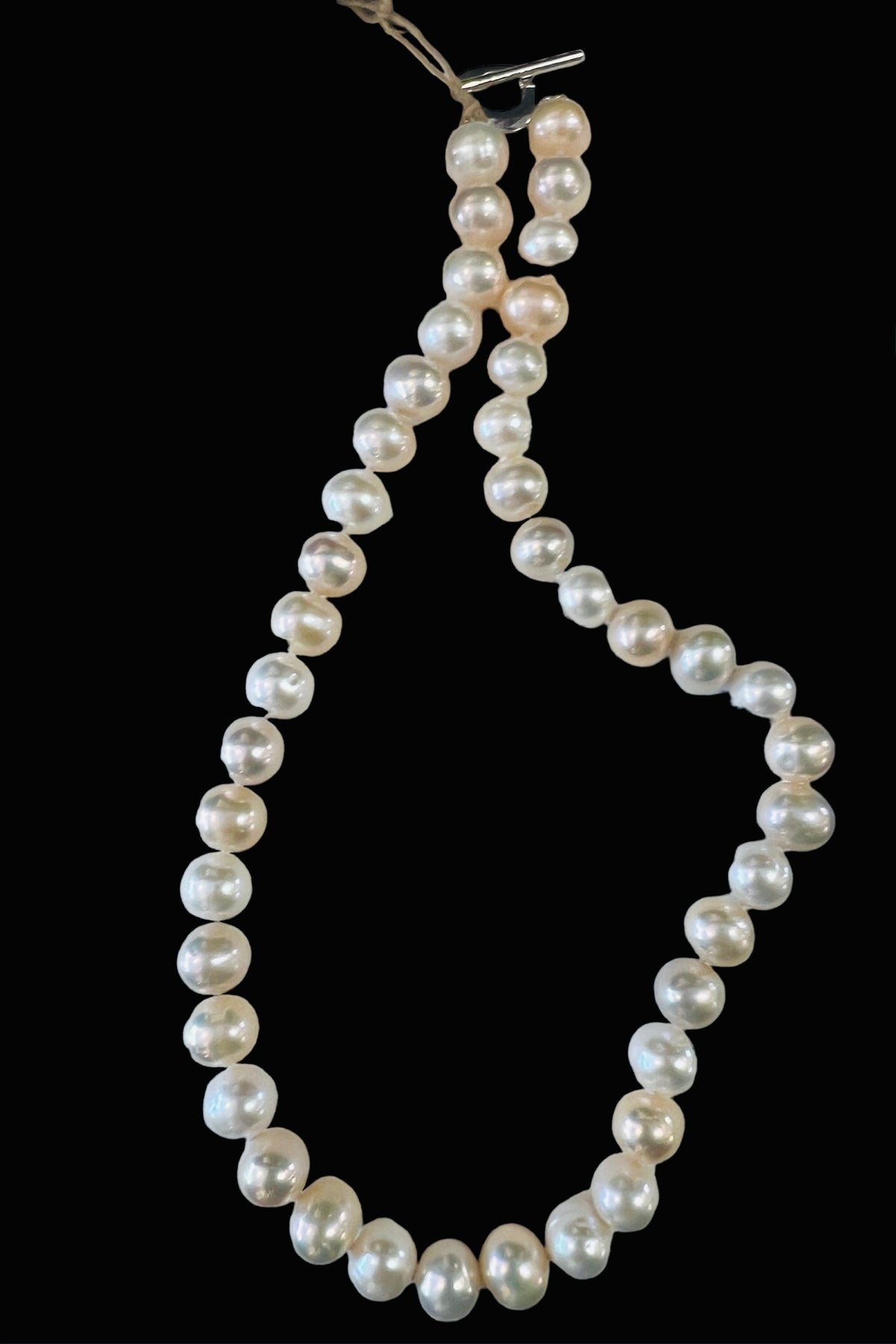 JPW Fresh Water Pearl Necklace (Peach/White)