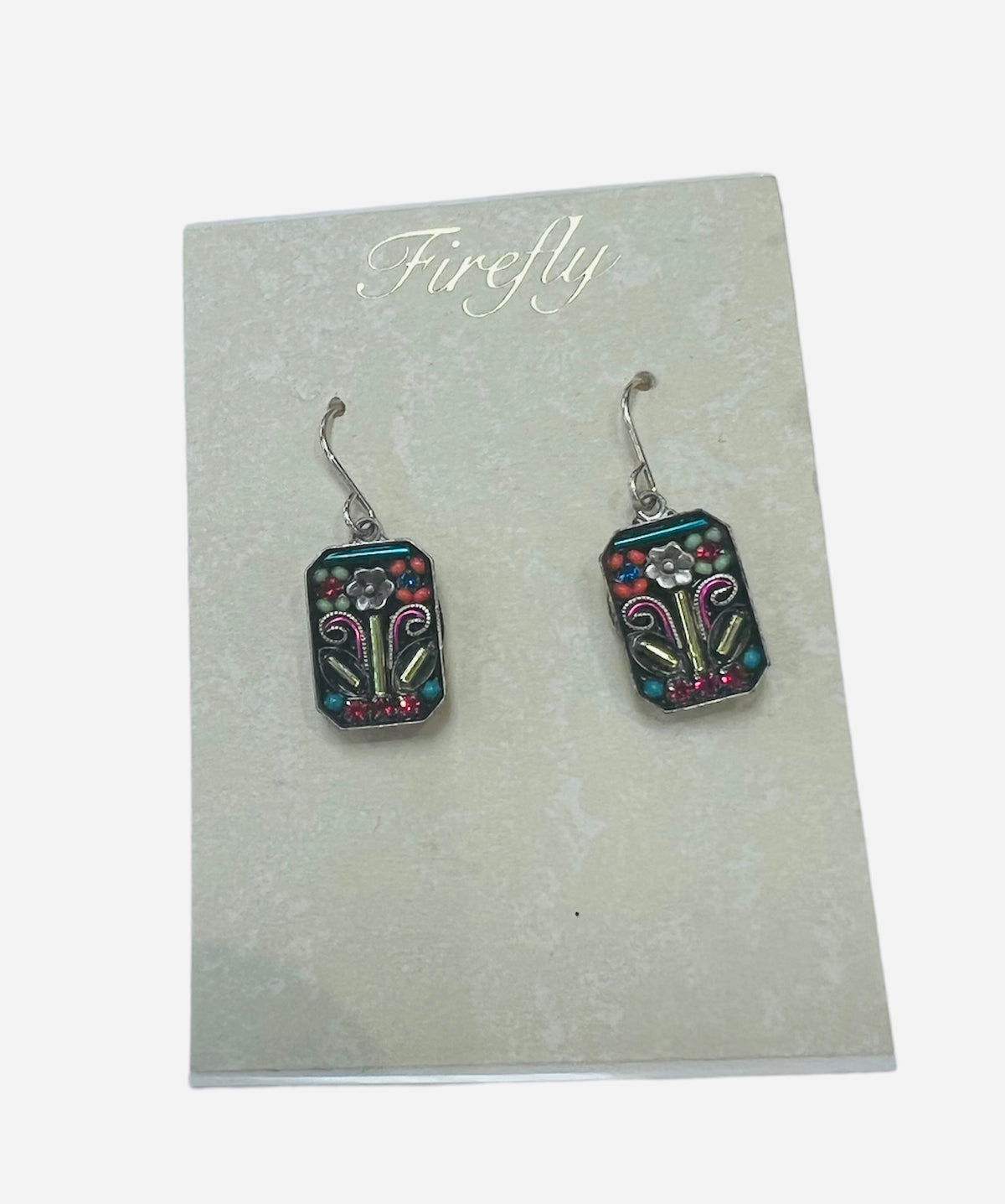 Firefly Flower Multicolor Earrings